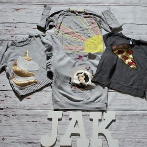 GIRLS SWEATER BUNDLE (DISNEY, UNICORN, ETC)